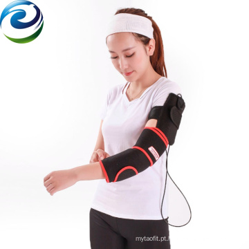 Uso de reabilitação Auto Shut-off Soft Material Red Light Terapia Aquecimento Elbow Pad